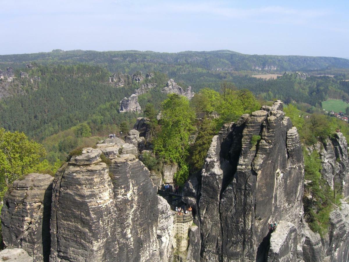 Pension Johannistal Sebnitz Esterno foto